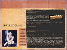 Aperu du site Monica Bellucci - la beaut du cinma italien