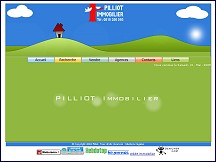 Aperçu du site Pilliot Immobilier - agence immobilière achat, vente, location