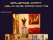 Aperu du site Galerie Delphine Carincotte Marseille - tableaux, sculptures, bronzes