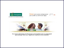 Aperçu du site Groupama, assurance-banque mutuelle