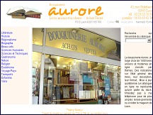 Aperu du site Bouquinerie Aurore - Livres anciens et modernes, achat vente