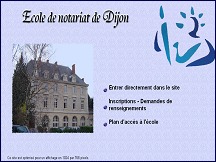 Aperu du site Ecole de Notariat de Dijon