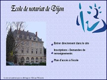 Aperçu du site Ecole de Notariat de Dijon