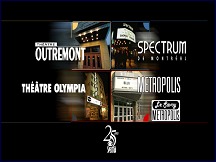 Aperçu du site Le Spectrum de Montréal - salle de spectacles