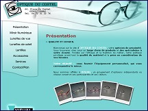 Aperu du site Optique Du Costel - opticien Visual