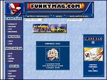 Aper�u du site Funky Mag - magazine pour ados - Funkymag.com