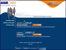 Aperçu du site Assuronline