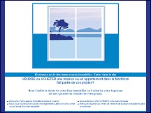 Aperu du site Oceane Immobilier - achat et vente immobilier Vannes Morbihan