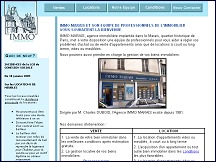 Aperçu du site Immo Marais - agence immobilière, quartier du Marais à Paris
