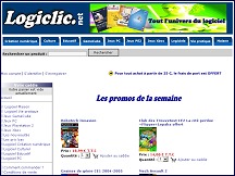 Aperu du site Logiclic.net : Tout l'univers du logiciel