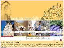 Aperu du site Janssens Immobilier - Provence, Luberon, locations et ventes