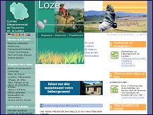 Aperçu du site Vacances et tourisme vert en Lozère