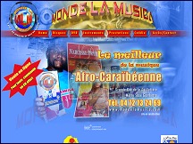 Aperu du site Monde la Musica - disquaire afro-cariben  Lyon