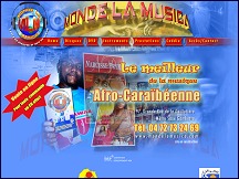 Aper�u du site Monde la Musica - disquaire afro-carib�en � Lyon