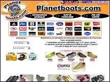 Aperu du site Chaussures Planetboots
