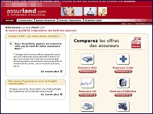 Aperu du site Assurland - comparez gratuitement les meilleures offres des assureurs