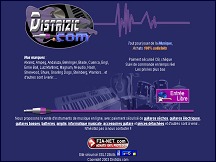 Aperu du site Distrizic - vente instruments de musique
