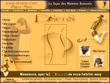 Lingerie et sous-v�tements pour homme - D-Sens.com