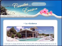 Aperu du site Carabes Evasion - locations vacances chez le particulier  Ile de Saint Martin
