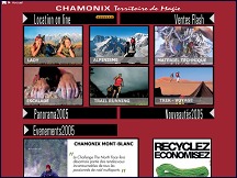 Aperçu du site Cham3S - spécialistes alpinisme et sports de glisse