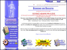 Aperçu du site Dicolatin - dictionnaire latin-francais et francais-latin du web