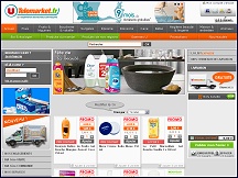 Aperçu du site Telemarket - le supermarché en ligne de Magasins U : uTelemarket