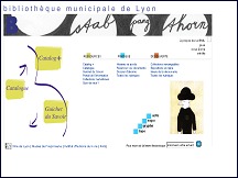 Aperu du site Bibliothque municipale de Lyon