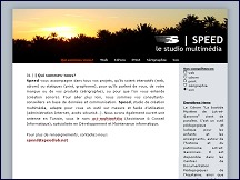 Aperu du site SPEED - studio multimdia de Toulouse
