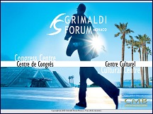 Aperu du site Grimaldi Forum Monaco - Centre culturel et de congrs