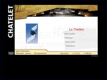 Aperu du site Thtre musical du Chtelet  Paris
