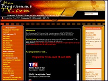 Aperçu du site Programmes TV et TNT