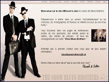 Aperçu du site Elwood & Jake - les sosies des Blues Brothers