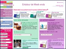 Aperu du site Weekendesk.fr - crateur de week-ends