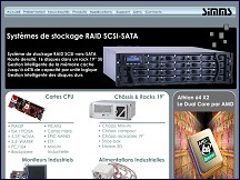 Aperu du site SIMMS - fabricant et intgrateur de PC industriels