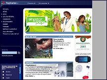 Aperçu du site Playstation - entrez dans le monde des jeux vidéo Playstation