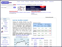 Aperu du site BourseMatch, palmars des conseils boursiers: bourse, trading, SRD, CAC40