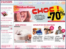 Aperçu du site 3Suisses.fr - les boutiques en ligne du catalogue 3 Suisses