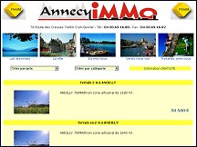 Aperu du site Annecy Immo - agence immobilire des Creuses