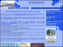 Aperu du site Agence Ocan Immobilier  Soulac sur Mer