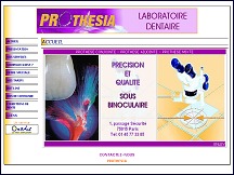 Aperu du site Laboratoire de prothses dentaires Prothesia Paris