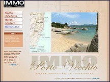 Aperu du site Immo Porto-Vecchi - agence immobilire Corse du Sud
