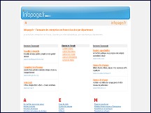 Aperçu du site Infopage.fr