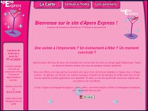 Aperçu du site Apéro Express - livraison boissons à domicile sur Toulouse et environs