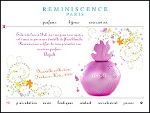 Aperçu du site Réminiscence Paris - parfums, bijoux, accessoires de mode