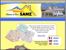 Aperu du site Maisons Sanz, entreprise du btiment - Hautes Pyrnes