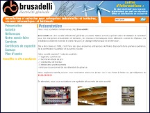 Aperu du site Entreprise Brusadelli - travaux lectricit gnrale  Reims