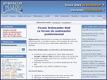 Aperu du site Webmaster Hub - le forum du webmaster