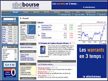 Aperu du site Abc Bourse - guide pour investir en bourse