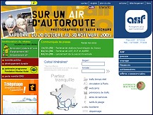 Aperu du site ASF - Autoroutes du Sud de la France