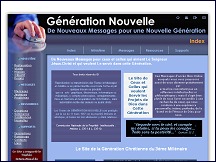 G�n�ration Nouvelle; conna�tre le Livre, la Parole, le Message, la Bible